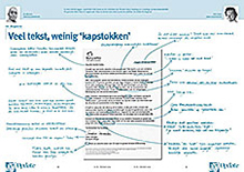 Veel tekst, weinig 'kapstokken'