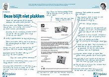 Deze blijft niet plakken